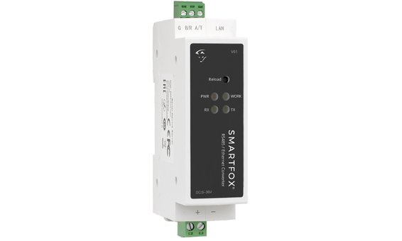 SMARTFOX RS485/Ethernet Converter